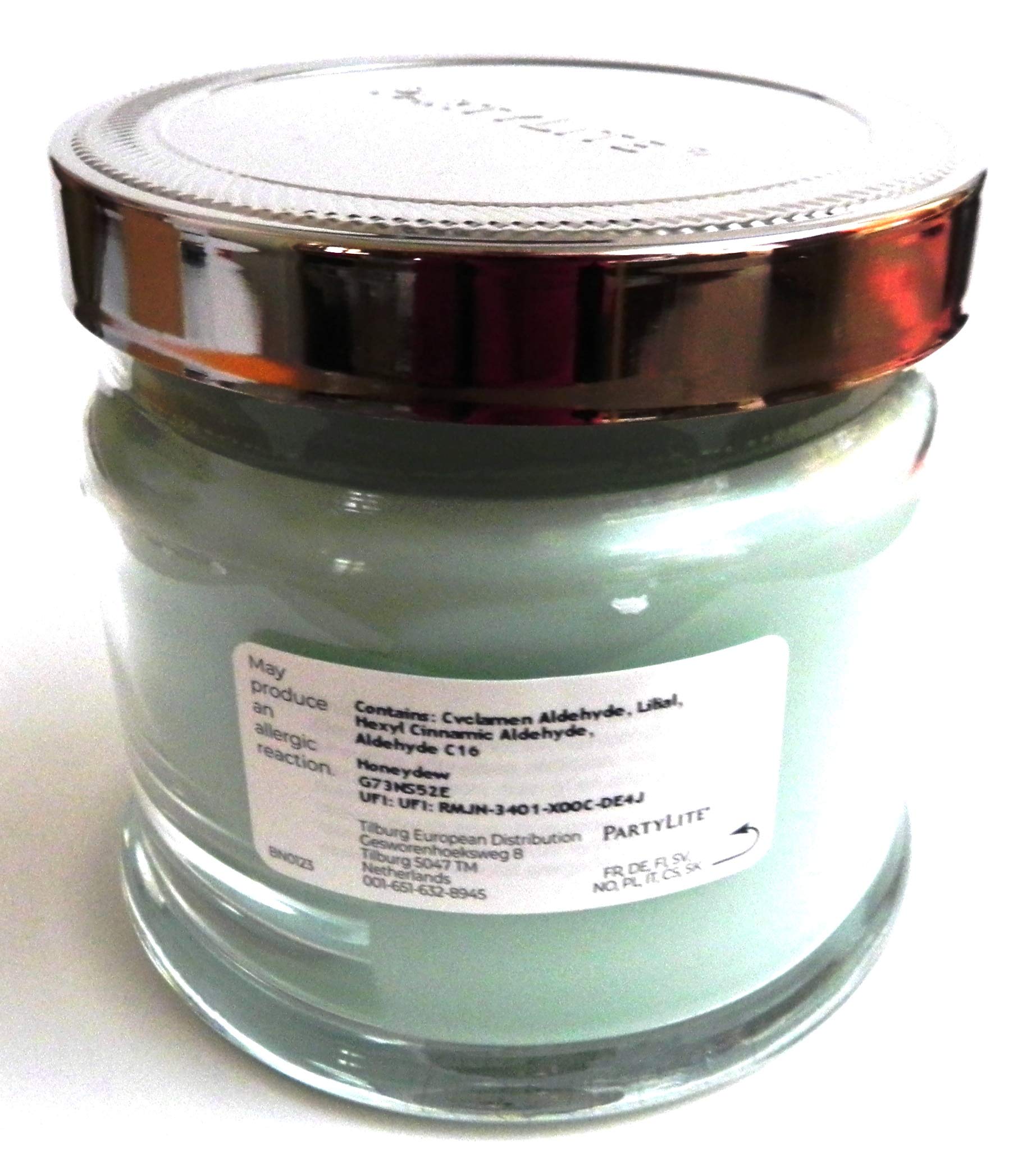 Partylite DREI-Docht-Duftwachsglas Honigmelone (Siehe Produktbeschreibung unten)