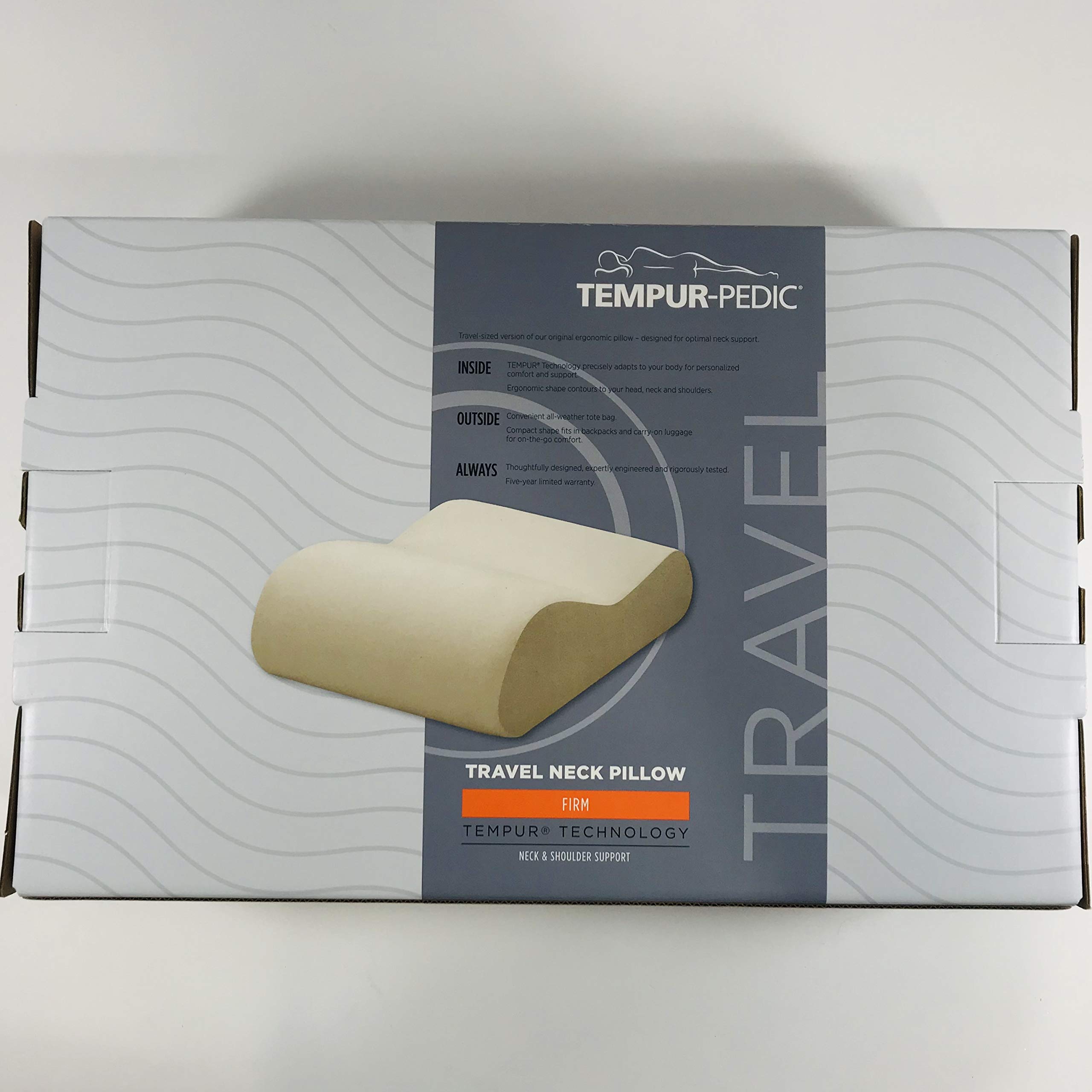 Amazon.com: Tempur-Pedic TEMPUR Neck Pillow, Travel, White : Home