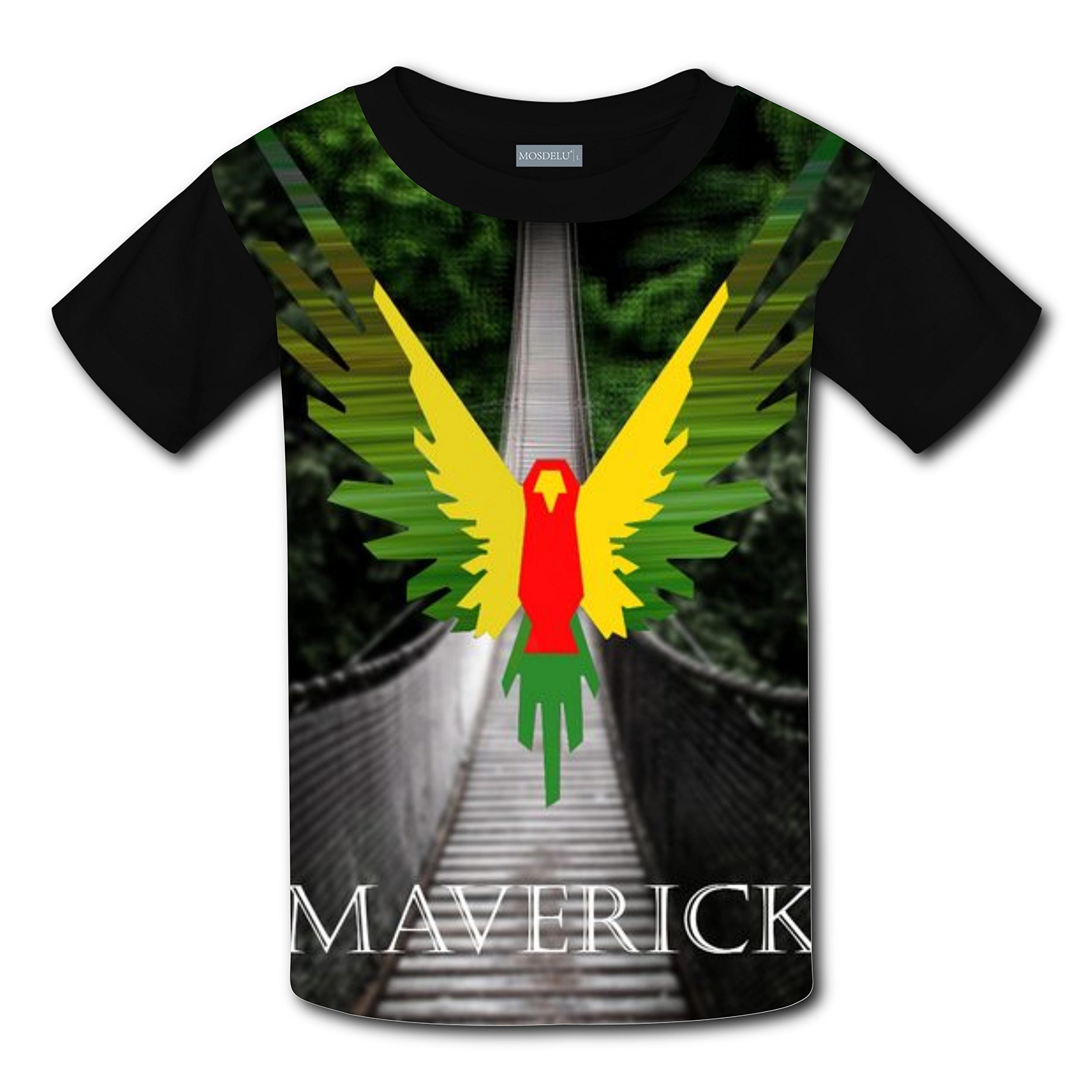 ILYLHSMM Maverick Logan Paul Unisex Kids Short Sleeve T-Shirt 3D Print Style Tee Shirts for Kids L