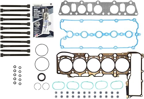 MA-9761241680 Juego de pernos de junta de cabeza compatible con/para 05-09 Volkswagen Jetta Beetle Rabbit 2.5 BGP BGQ BPR