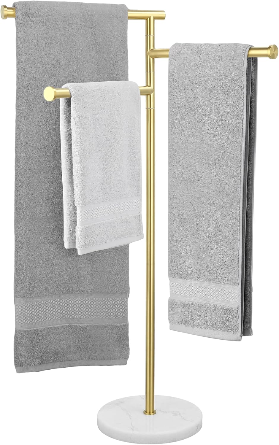 KES Towel Racks for Bathroom, Swivel Arms 40Inch Free
