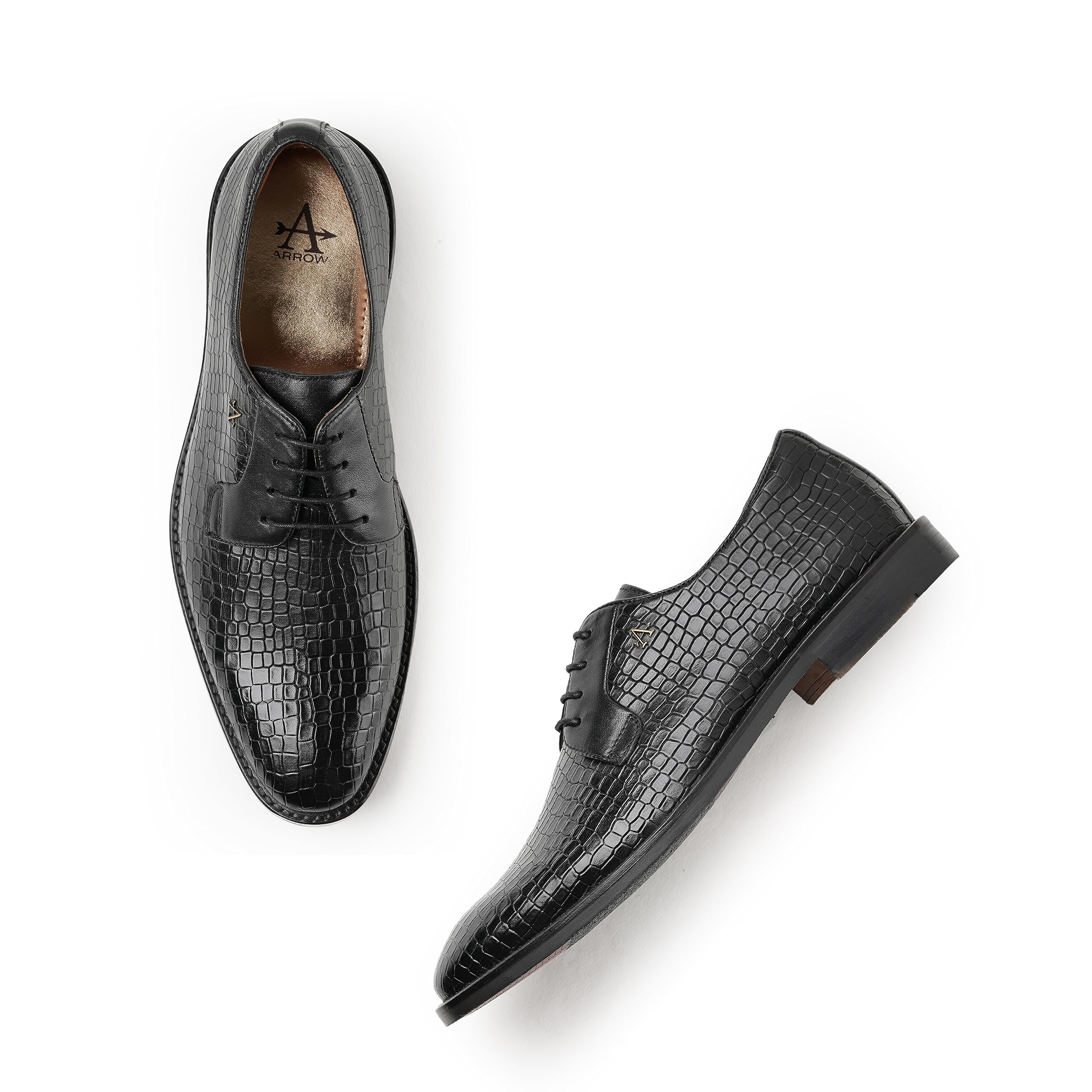 Arrow Cloud Mens Black Lace Up Shoes-(UK/9) (US/10) (2FA23375Z01) (B0CKBLJTWN) Amazon Price History, Amazon Price Tracker