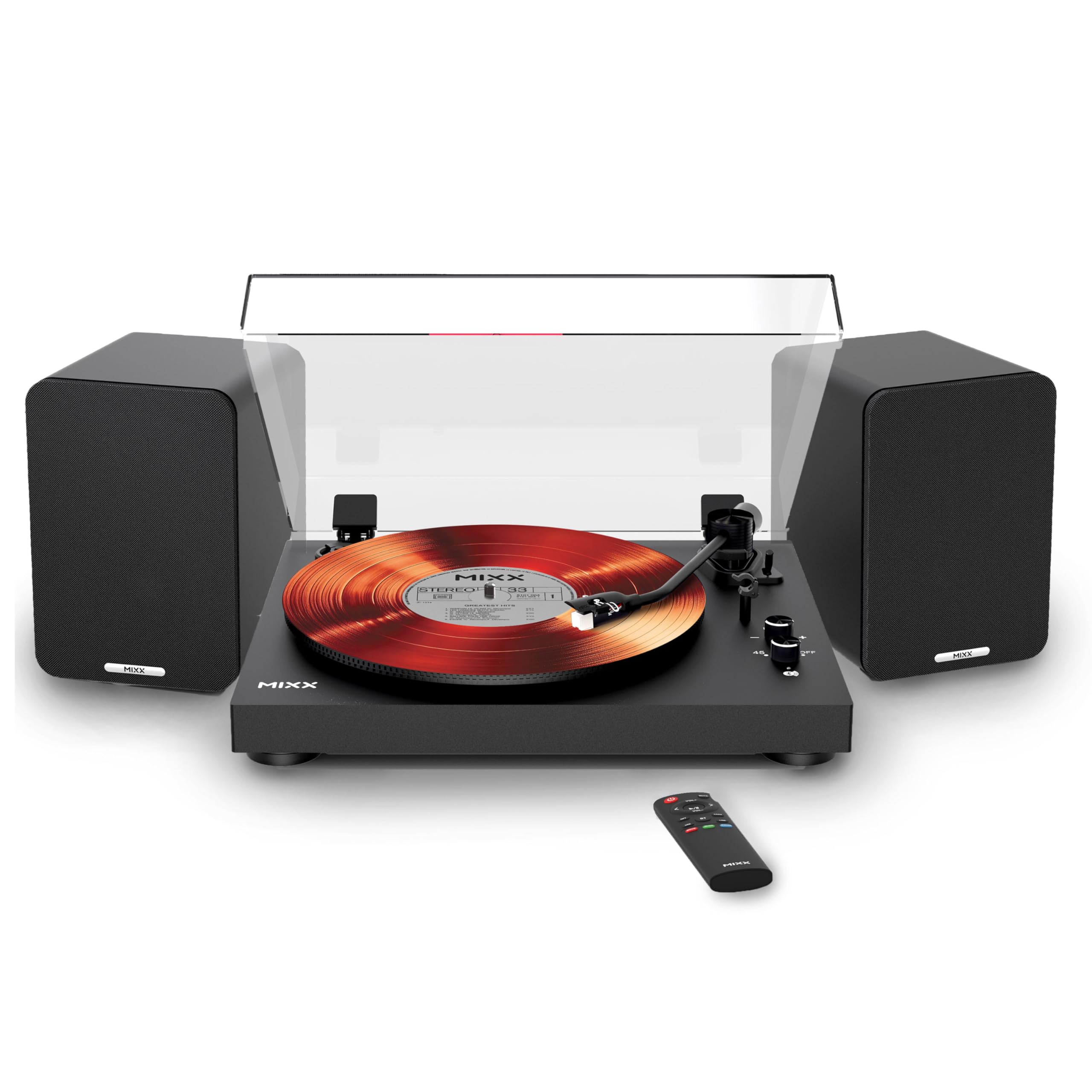 Mixx Analog System Hi Fi Vinyl Record Player Bundle Desertcart