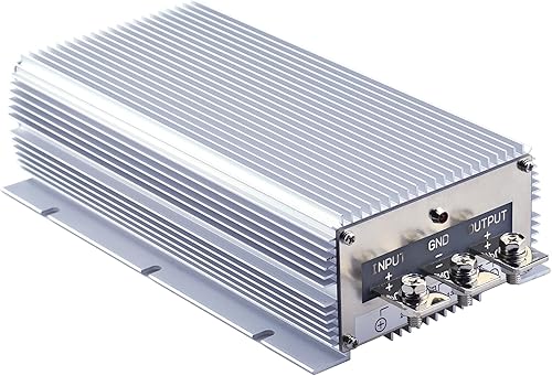 Cllena DC 24V reductor de voltaje a 13.8V 100A 1380W convertidor regulador de voltaje, impermeable DCDC reductor de voltaje Buck transformador