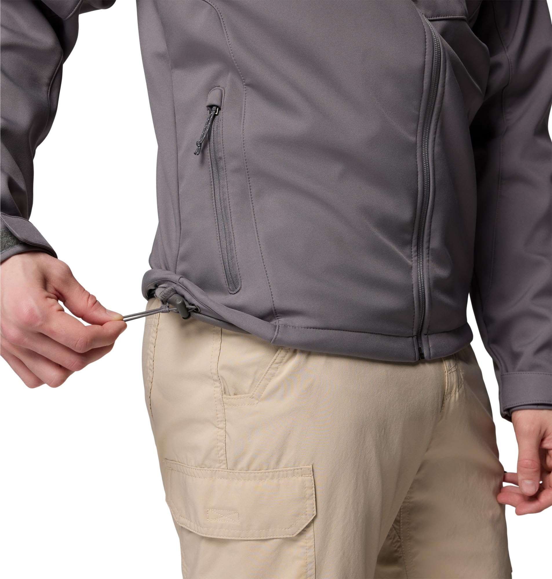 Columbia Męska kurtka softshell Cascade Ridge 3, kolor szary, rozmiar XXL