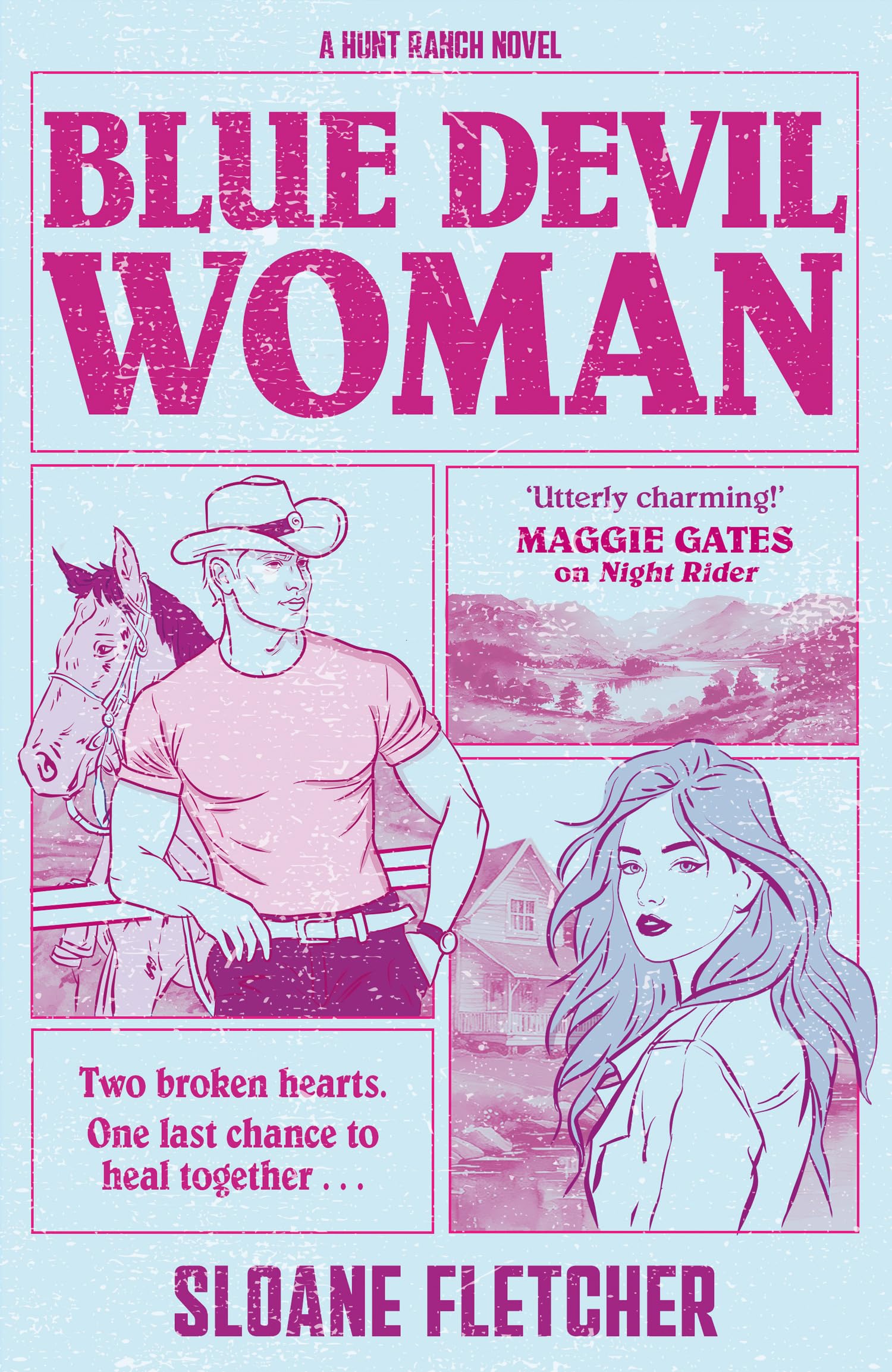 Blue Devil Woman: the BRAND-NEW must-read emotional, heartbreaking, second-chance, brother’s best friend, childhood-friends-to-lovers cowboy romance, perfect for spring 2026: Book 2 (Hunt Ranch)