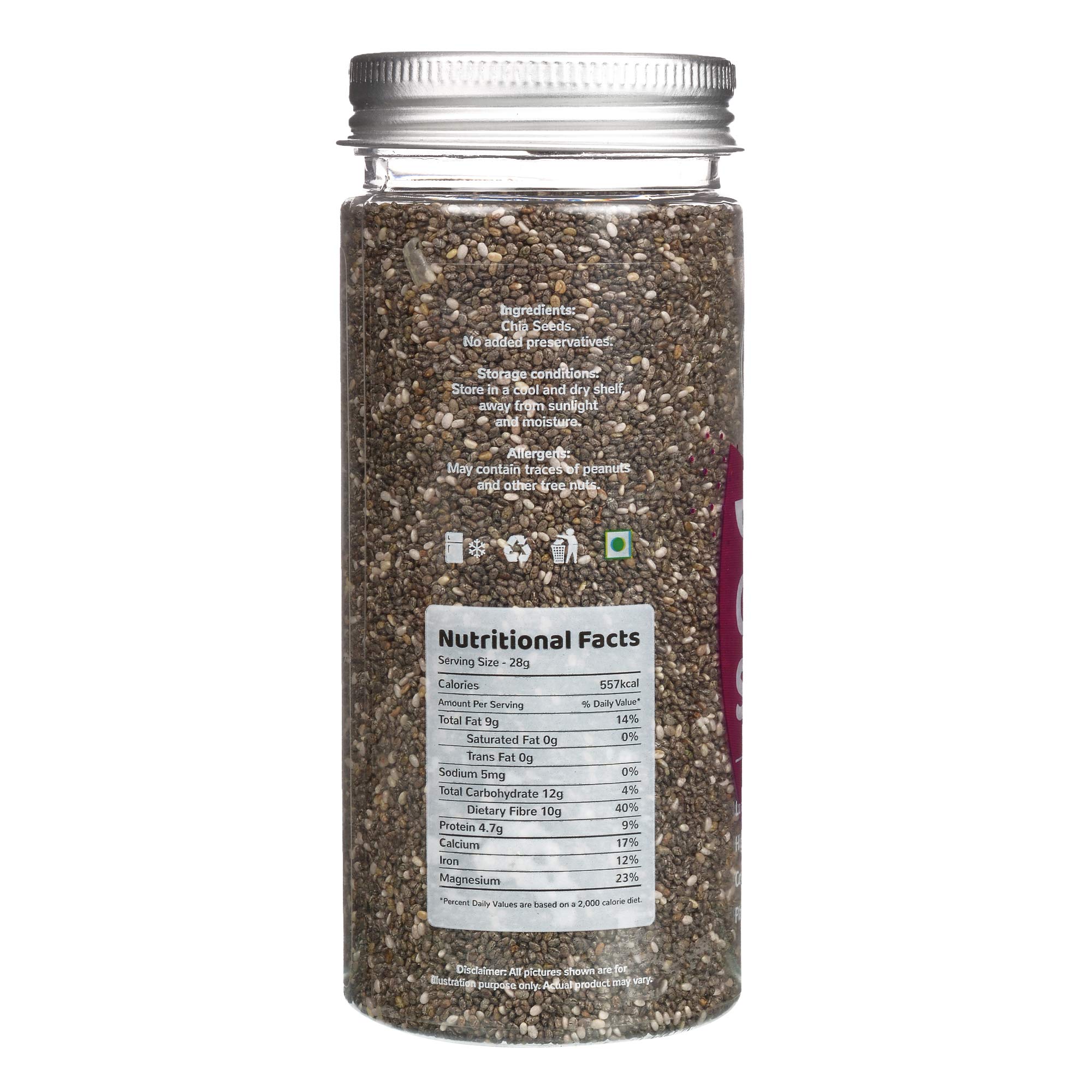 Flyberry Gourmet Chia Seeds, 180g