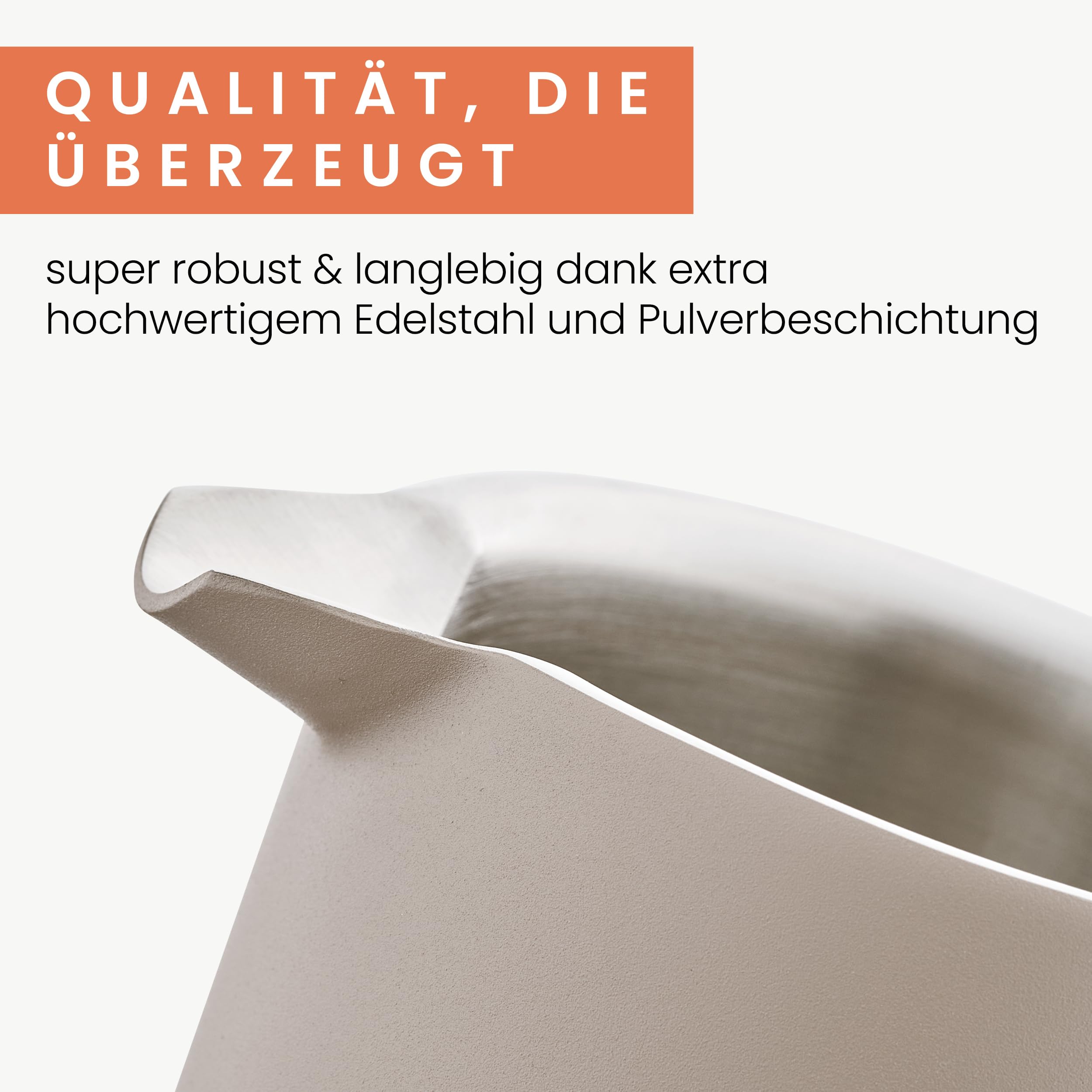 Groenenberg French Press Earth 600 ml o. 1 Liter I Hochwertige Kaffeepresse mit Thermo Warmhalte-Funktion I Edelstahl Kaffeebereiter