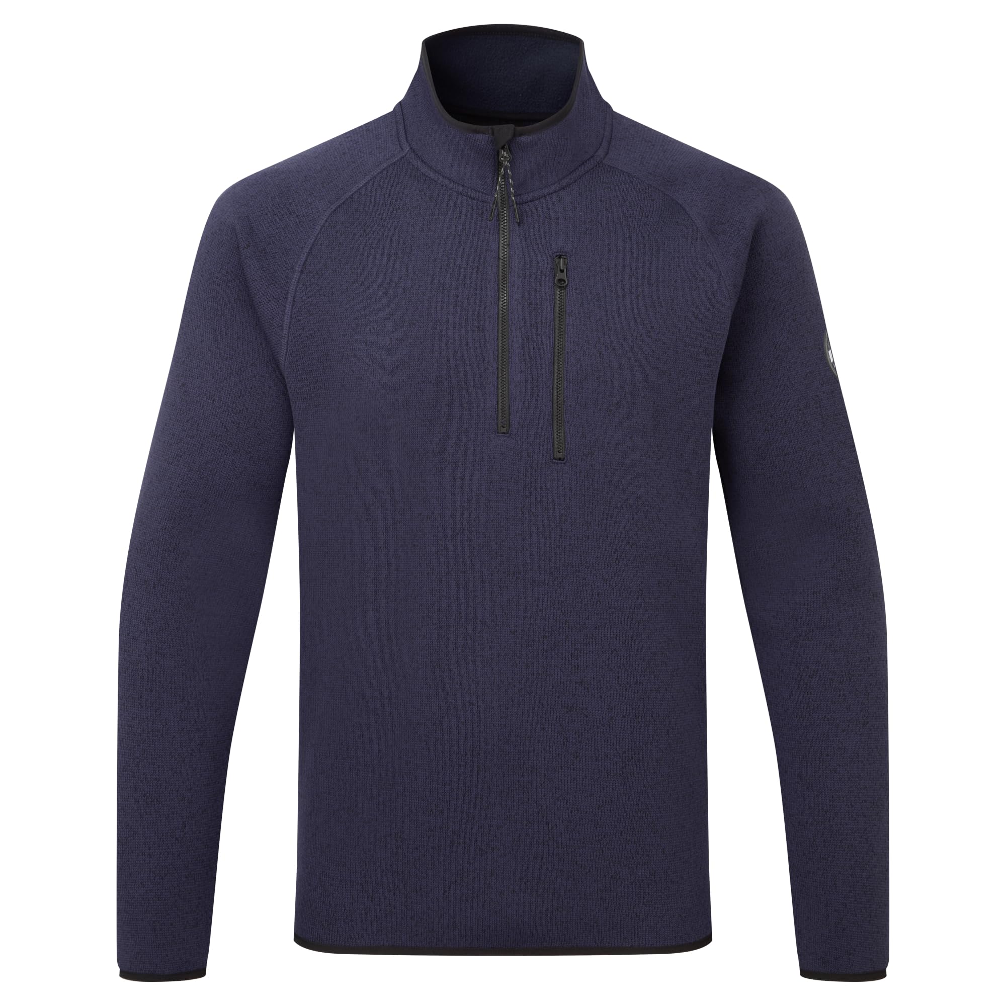 Gill Mens 1/4 Zip Knit Fleece Pullover/Top - Thermal, Lightweight & Breathable (Navy, S)