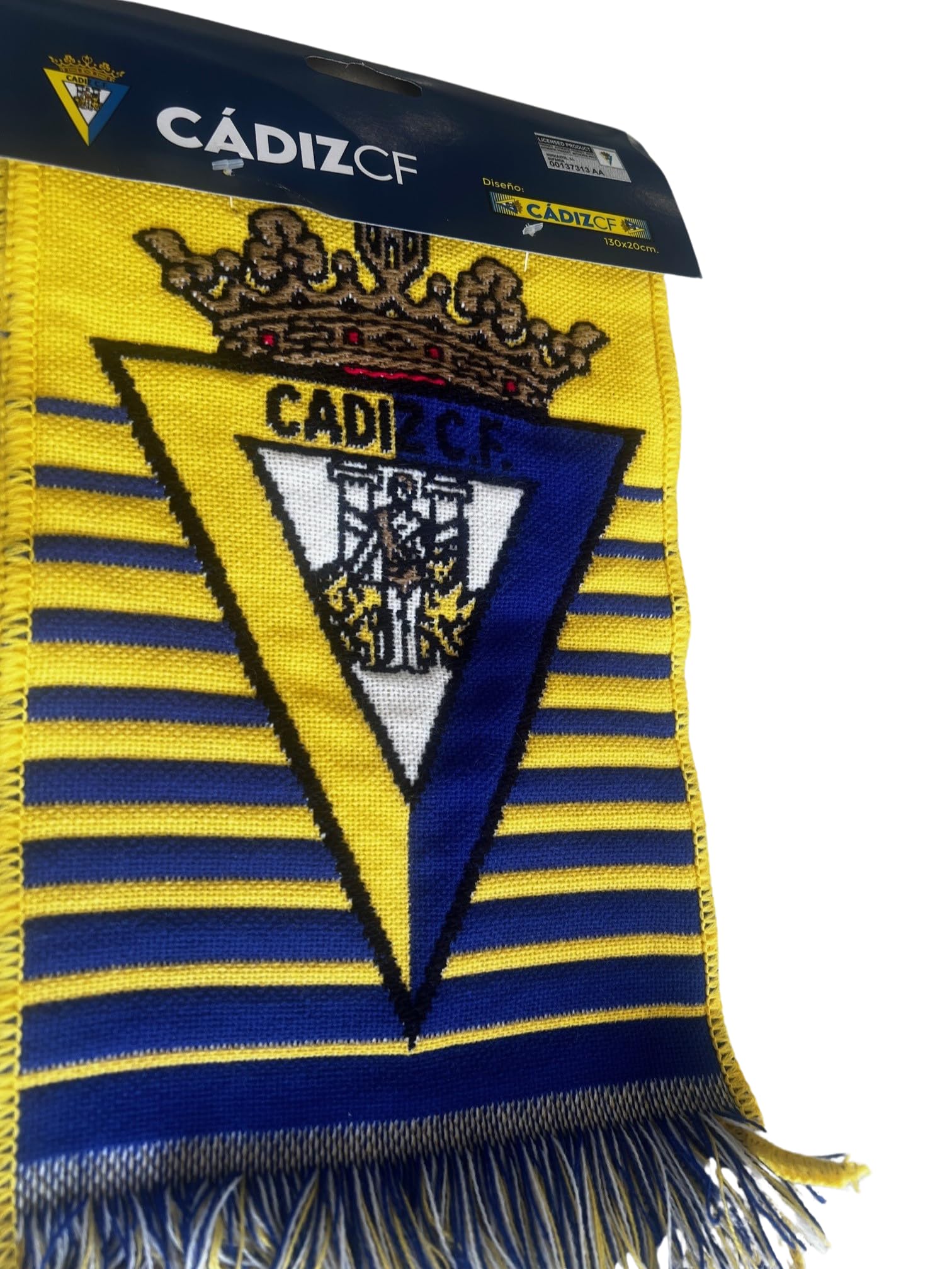 Cádiz CF | Szalik w paski Tarcza