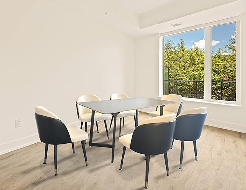 Miniatura 1 de Rock Slab Dining Table Black Marble Table Household Living Room Square Dining Table Modern Italian Minimalist Apartment Light Luxury Dining Table