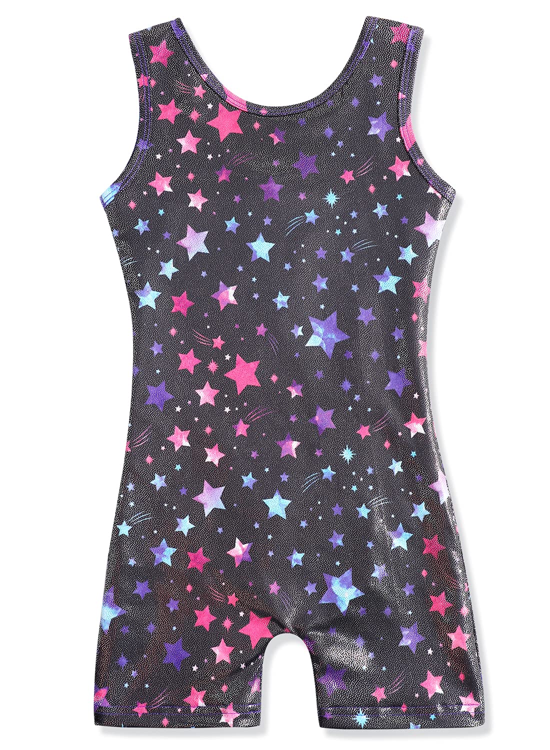 HOZIY Gymnastics Leotards for Girls with Shorts Toddlers Biketards Rainbow Unicorn Dinosaur Mermaid Leopard Flower Galaxy