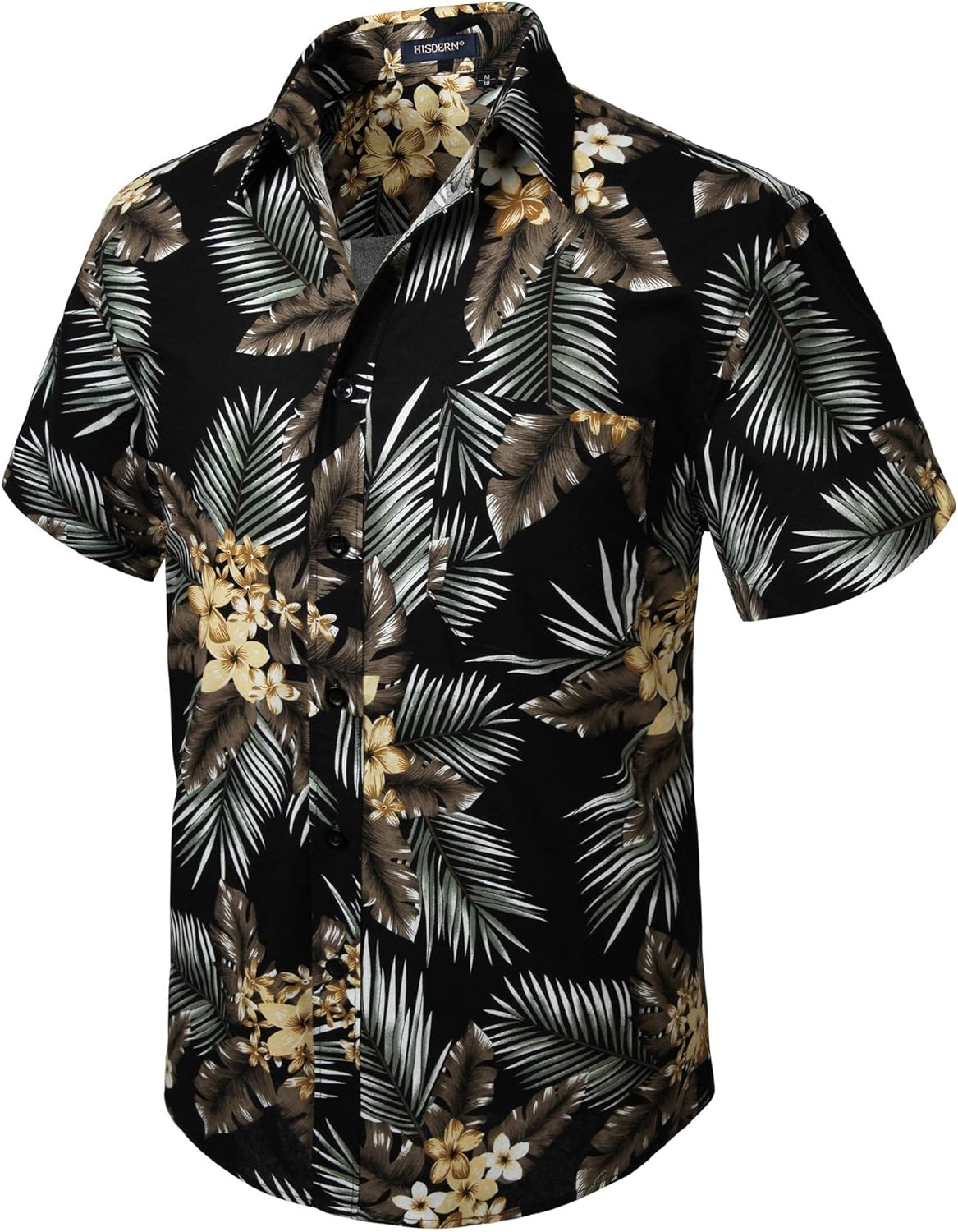 Hawaiian Shirt for Men Casual Summer Short Sleeve Beach Vacation Aloha Hawaii Button Down Shirt Holiday