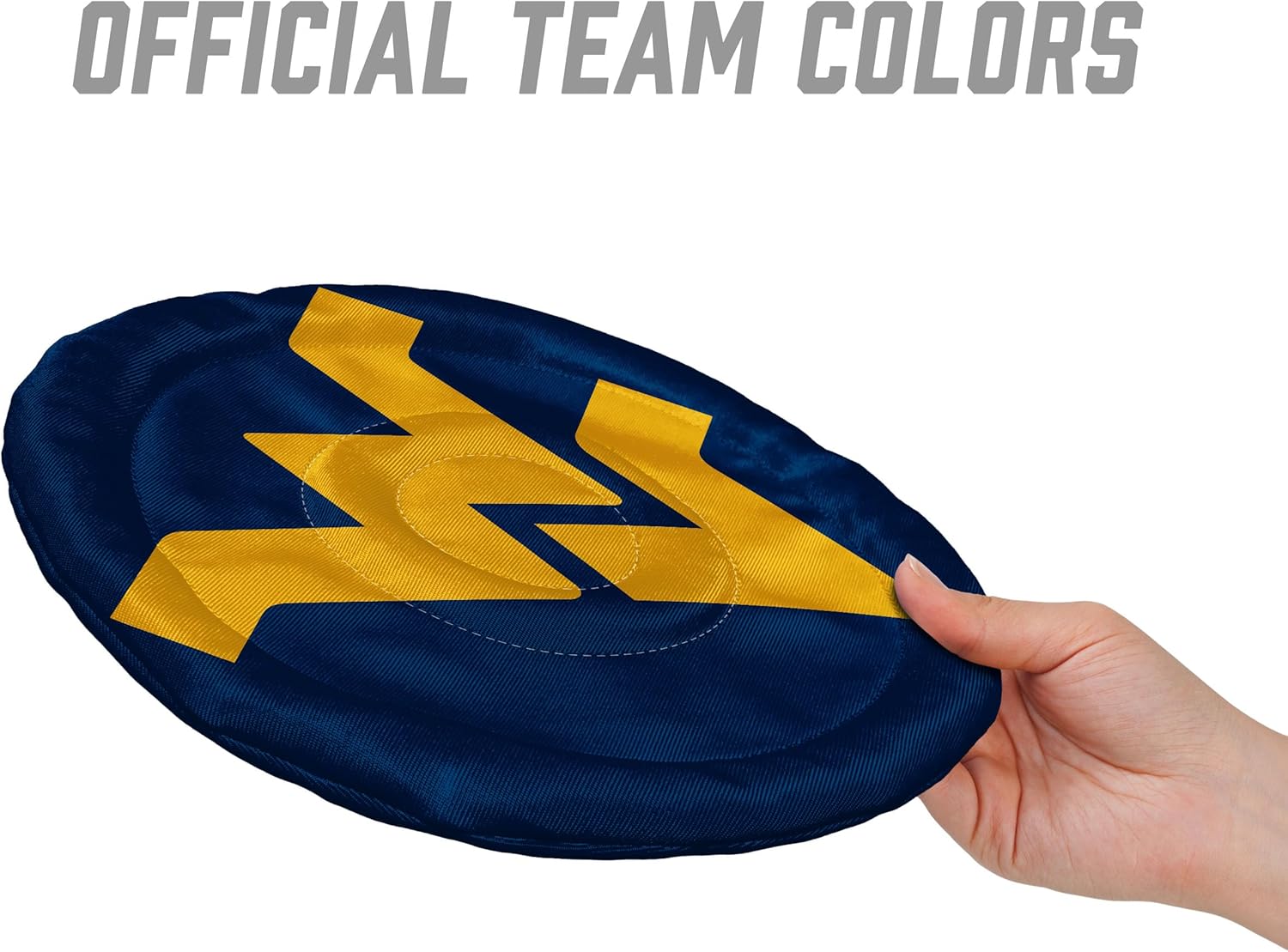 YouTheFan NCAA West Virginia Mountaineers Flimzee Bean-Bag Flying Disc