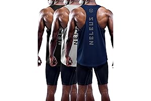 Vanquish Fitness 3-Pack Dry Fit Muscle Tank Tops