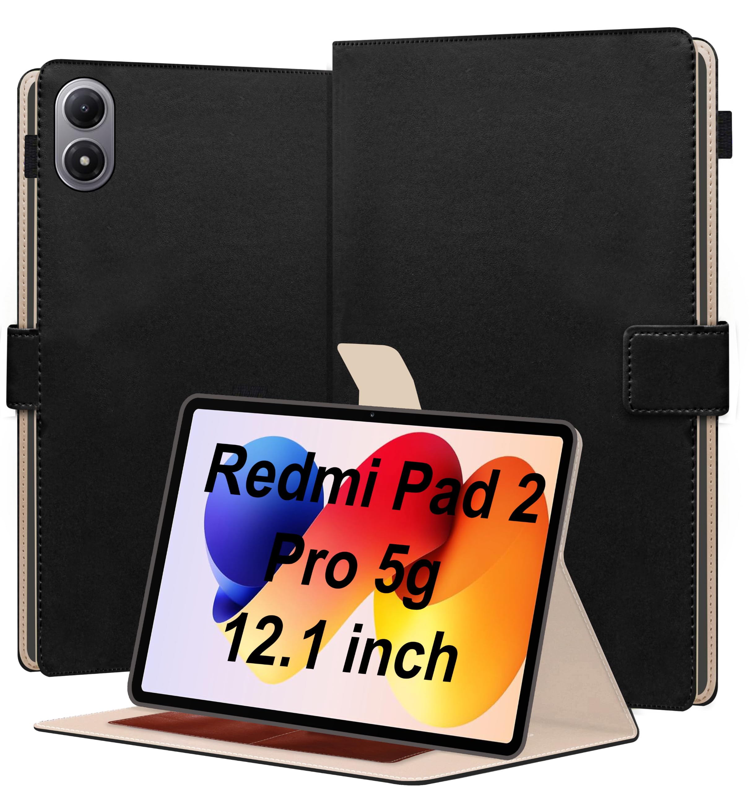Xiaomi Redmi Pad 2 Pro ケース付 TGK Flip Cover for REDMI Pad 2 Pro 5G 12.1 inch Tablet 2025 Case