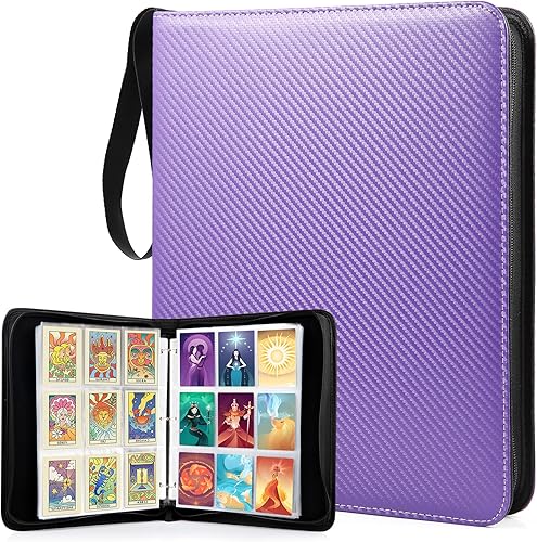 WOT I Carpeta de tarjetas de intercambio, 900 bolsillos con cremallera, bolsillos de doble cara, funda para tarjetas de béisbol, tarjetas de fútbol