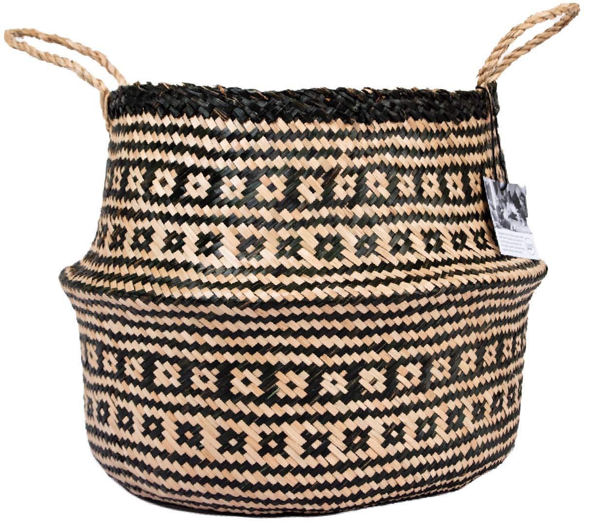 Buy Handmade Seagrass Basket Belly Basket Extra Large 34cm x 40cm Boho Decor Seagrass