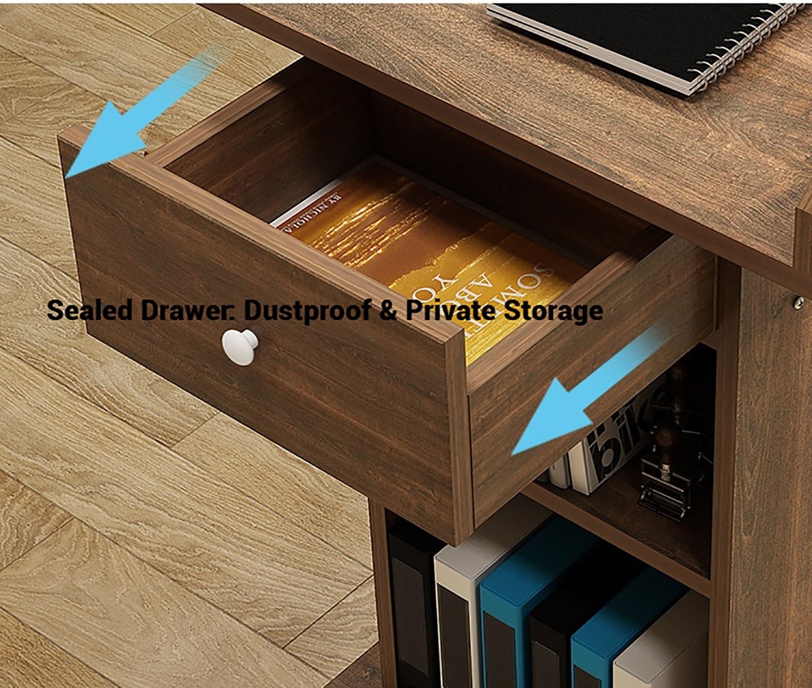 Générique Pupitre Portable en Bois avec Base Lourde pour présentations, conférences, événements Scolaires et Professionnels, Design élégant en chêne Sauvage pour Un Usage