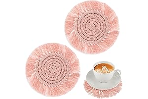 Boho Macrame Coasters, a Duo of Cuteness for Your Home