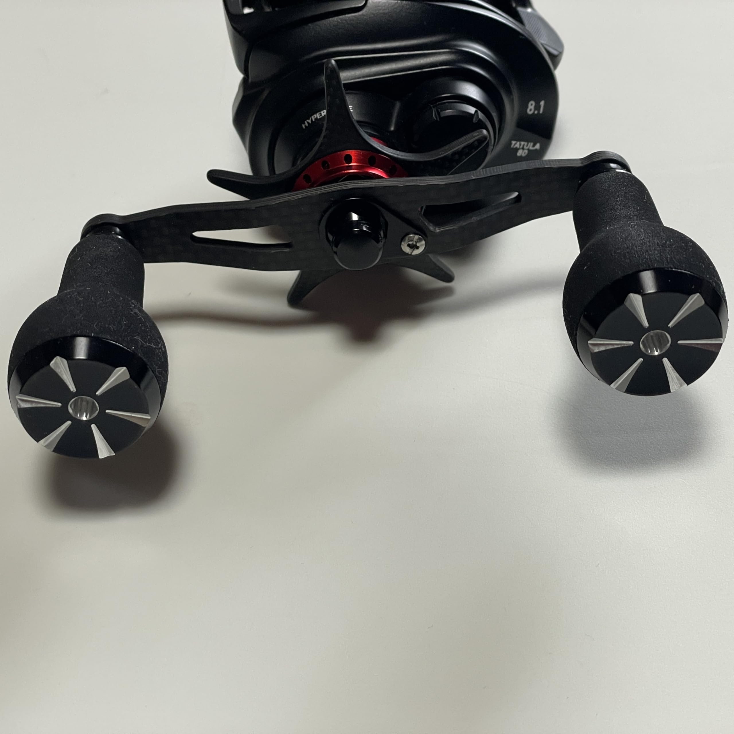 Amazon | 釣り リール ハンドル ベイトリール 95mm クランク カーボン