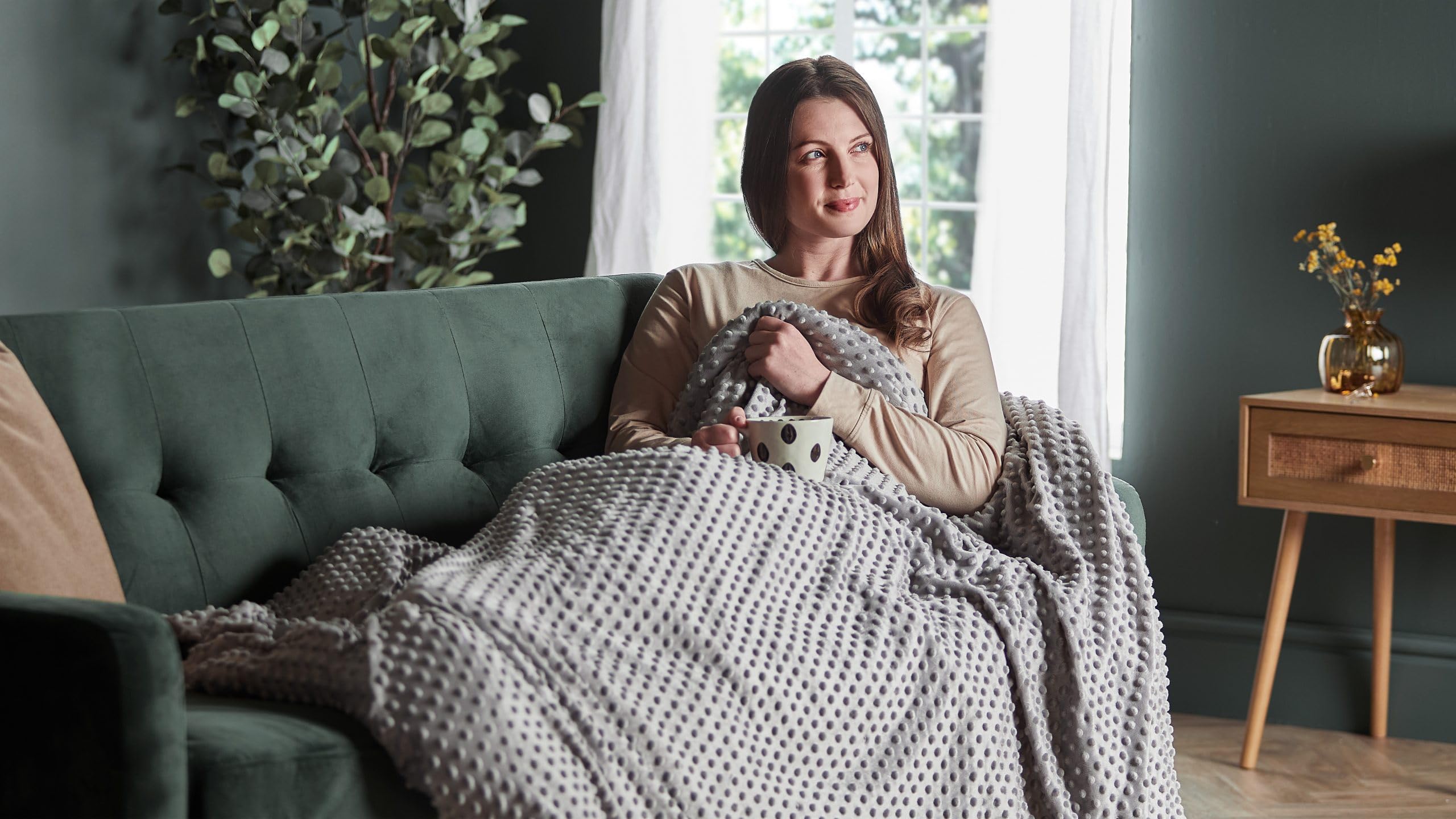 Silentnight Weighted Blanket Cover - Reversible and Removable Cover for Weighted  Blankets with Corner Ties and Zip Closure Machine Washable - Grey :  Amazon.co.uk: Home u0026 Kitchen