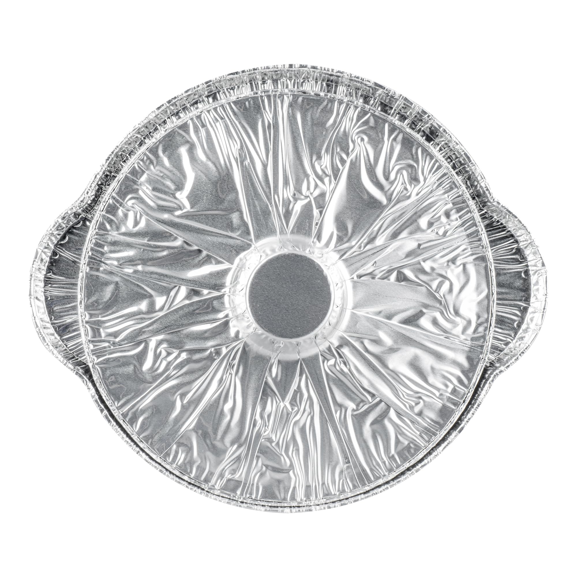 Restaurantware Foil Lux - Sartenes y tapas de 34 onzas, 10 ollas desechables con tapas, listas para horno, compatibles con estufas, bandejas de aluminio para hornear, congelables, para acampar al aire