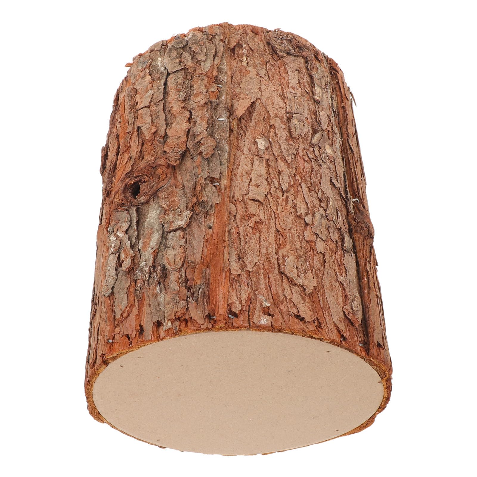 Soporte de tronco de madera rústico para centro de mesa de comedor