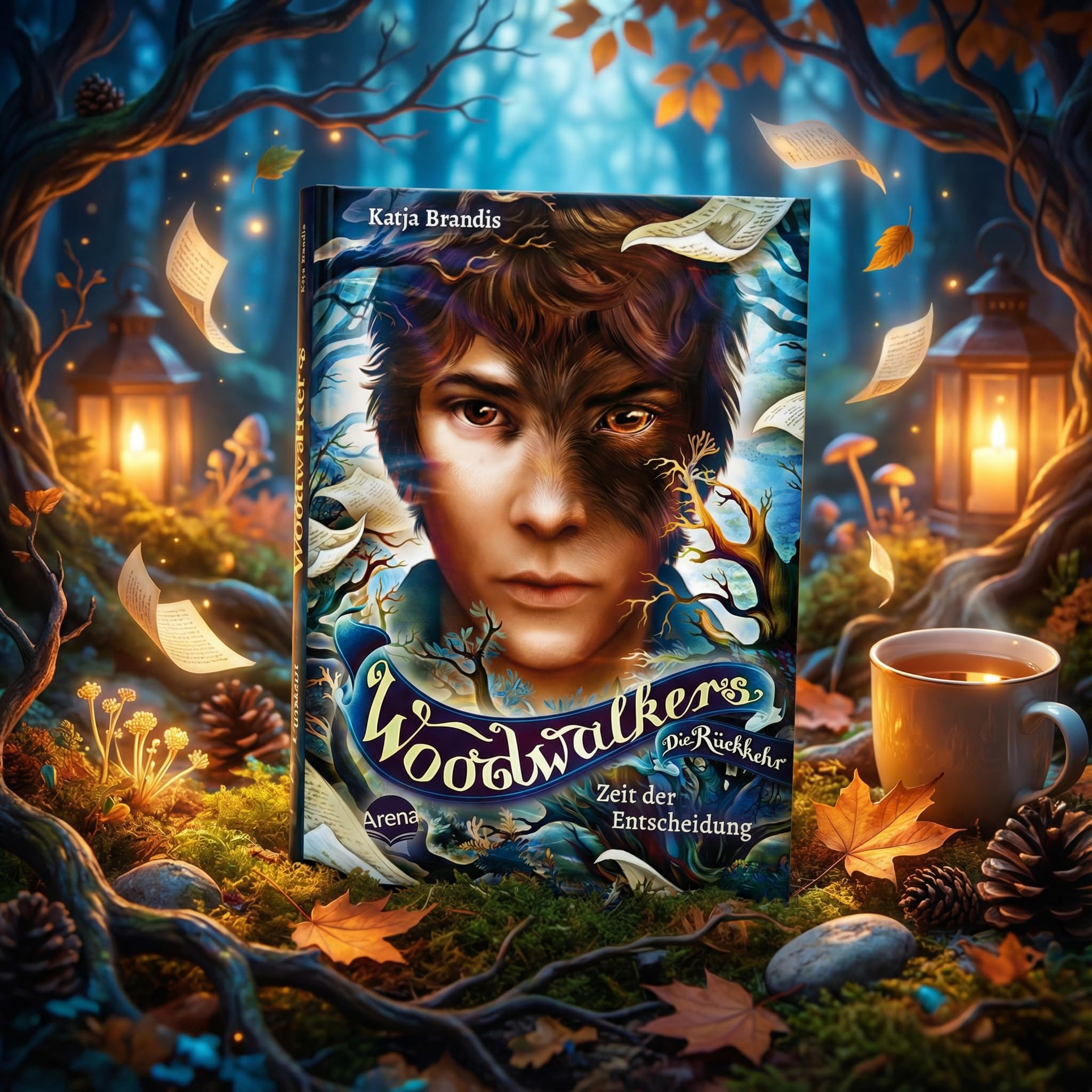 Woodwalkers – Die Rückkehr Bücher-Set Band 1–6 (Staffel 2) | Katja Brandis | Fantasy-Kinderbücher ab 10 Jahren | inkl. exklusivem Woodwalkers 2 Film Wackel-Lesezeichen
