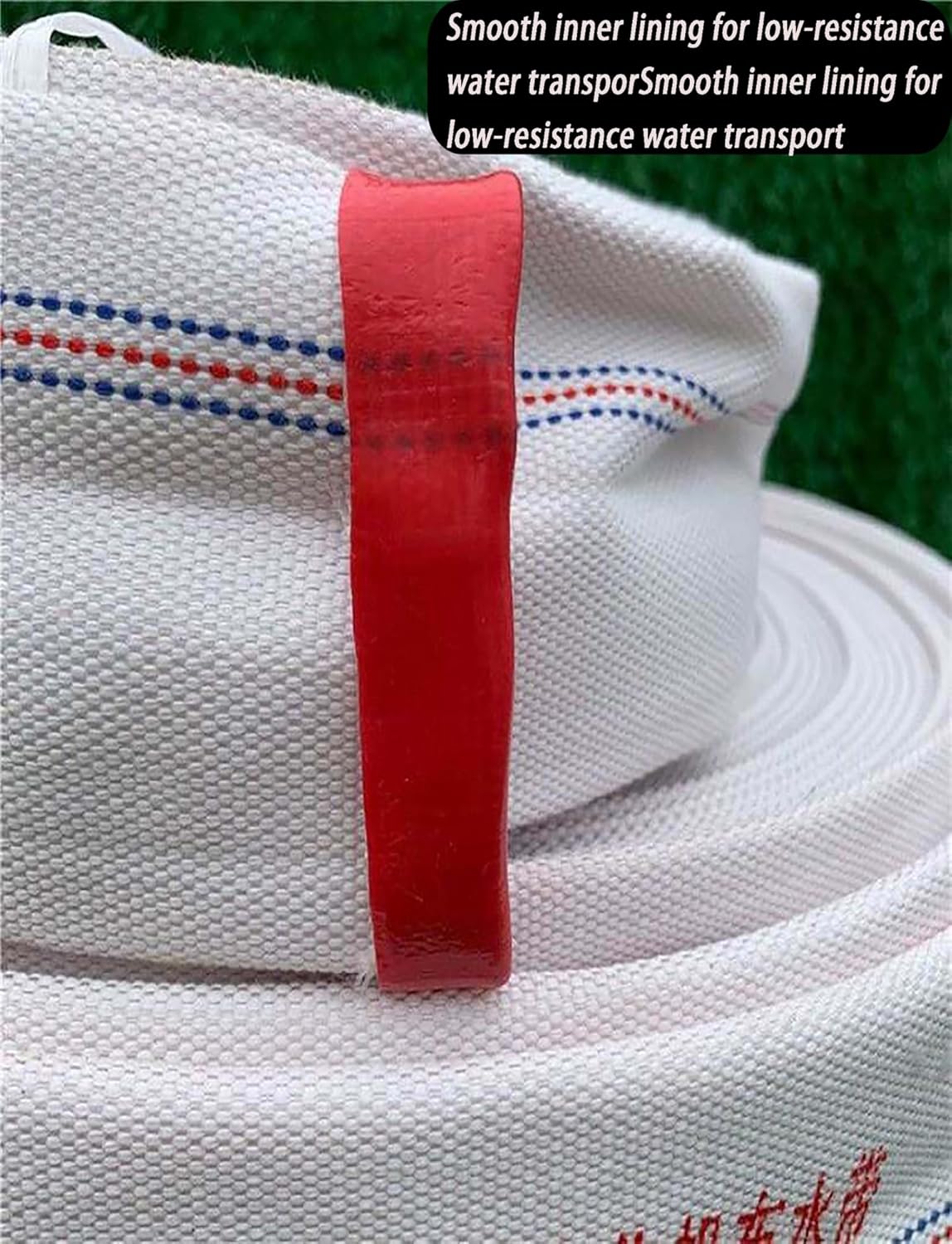 Heavy Duty Layflat Hose, Abrasion Resistant Flexible Water Irrigation Hose for Farming, Agriculture, Industrial Water Transfer(Diameter 6inch)