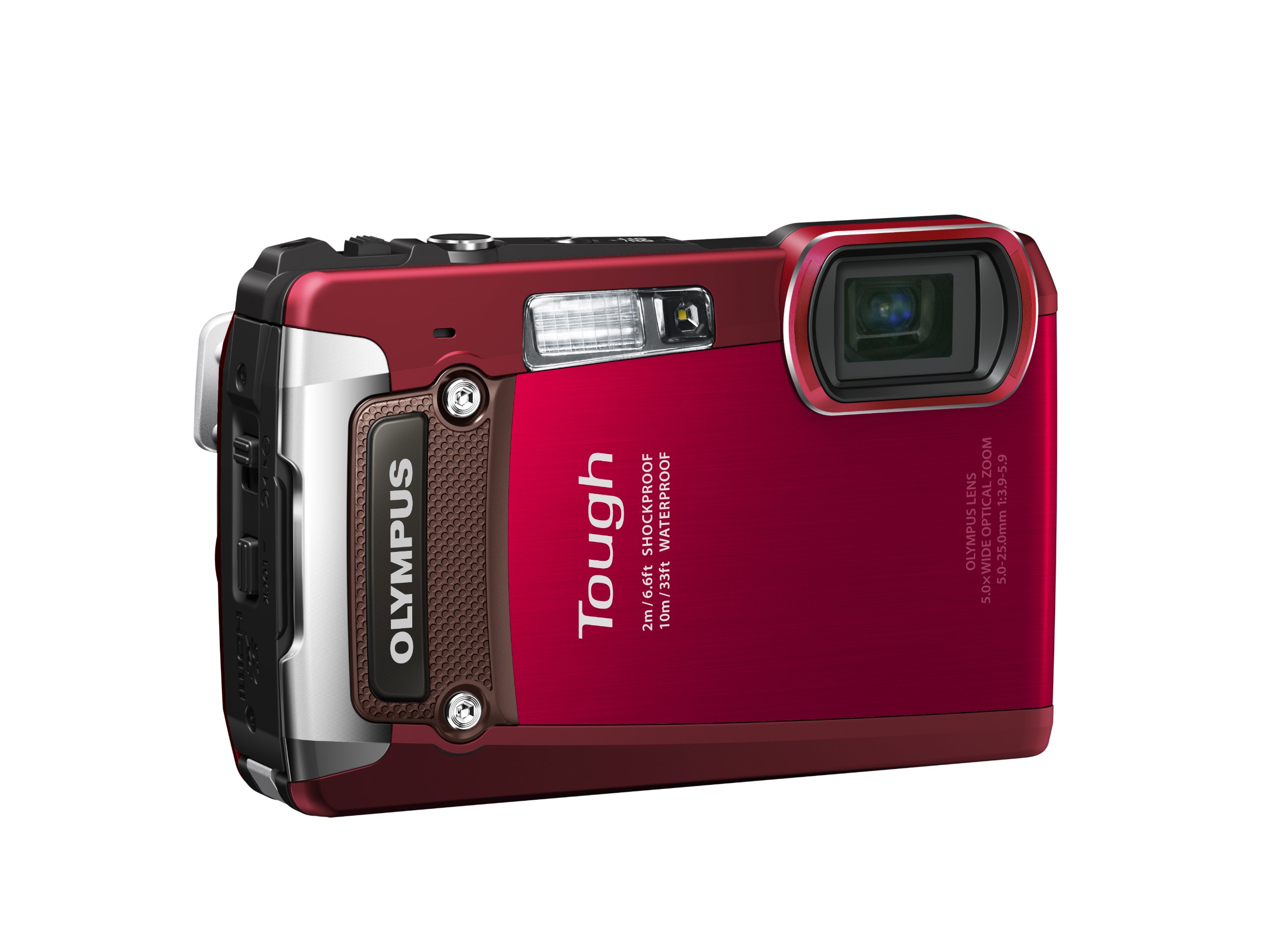 Amazon | OLYMPUS デジタルカメラ TG-820 レッド 10m防水 2m耐落下衝撃 