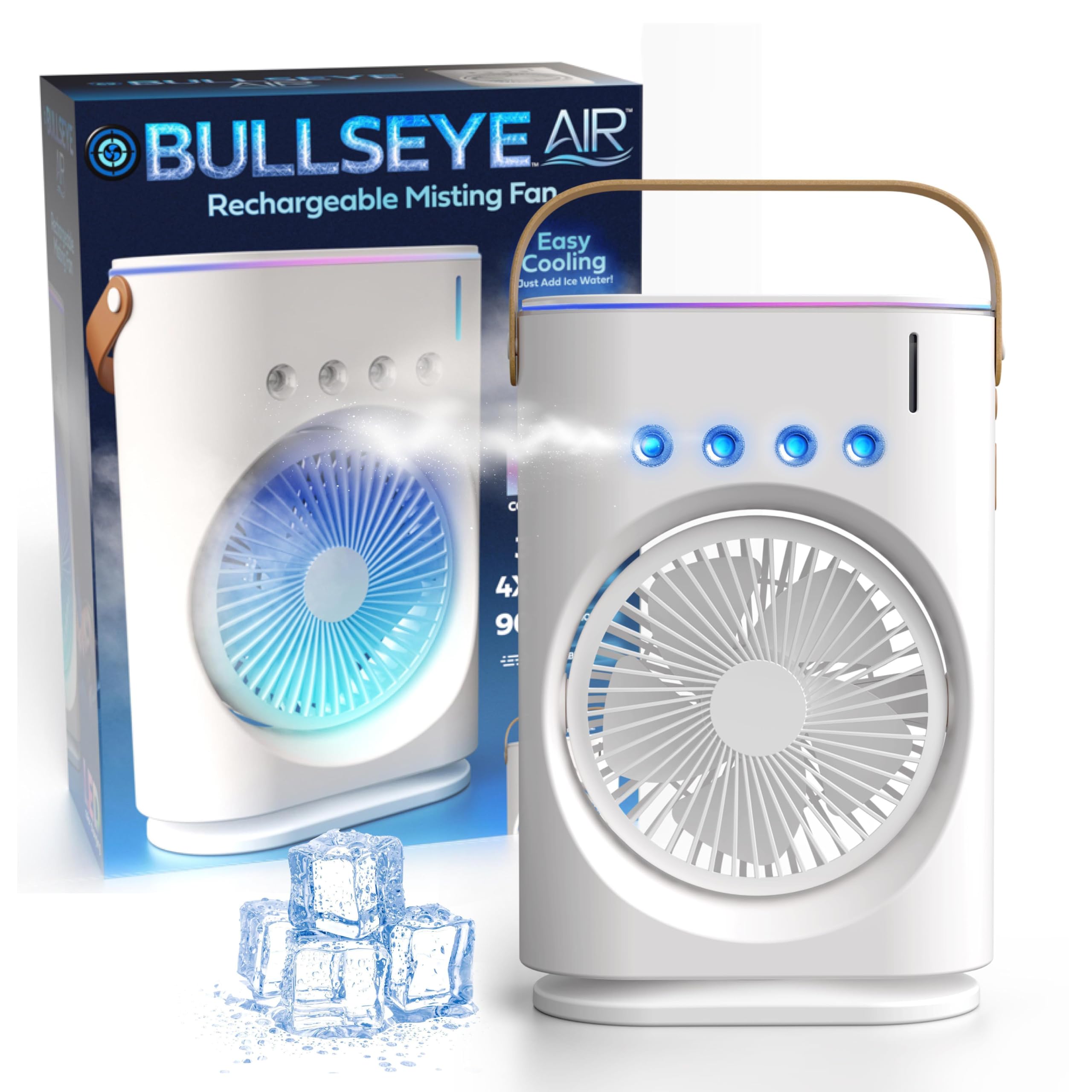 Bell+Howell rechargeable misting fan