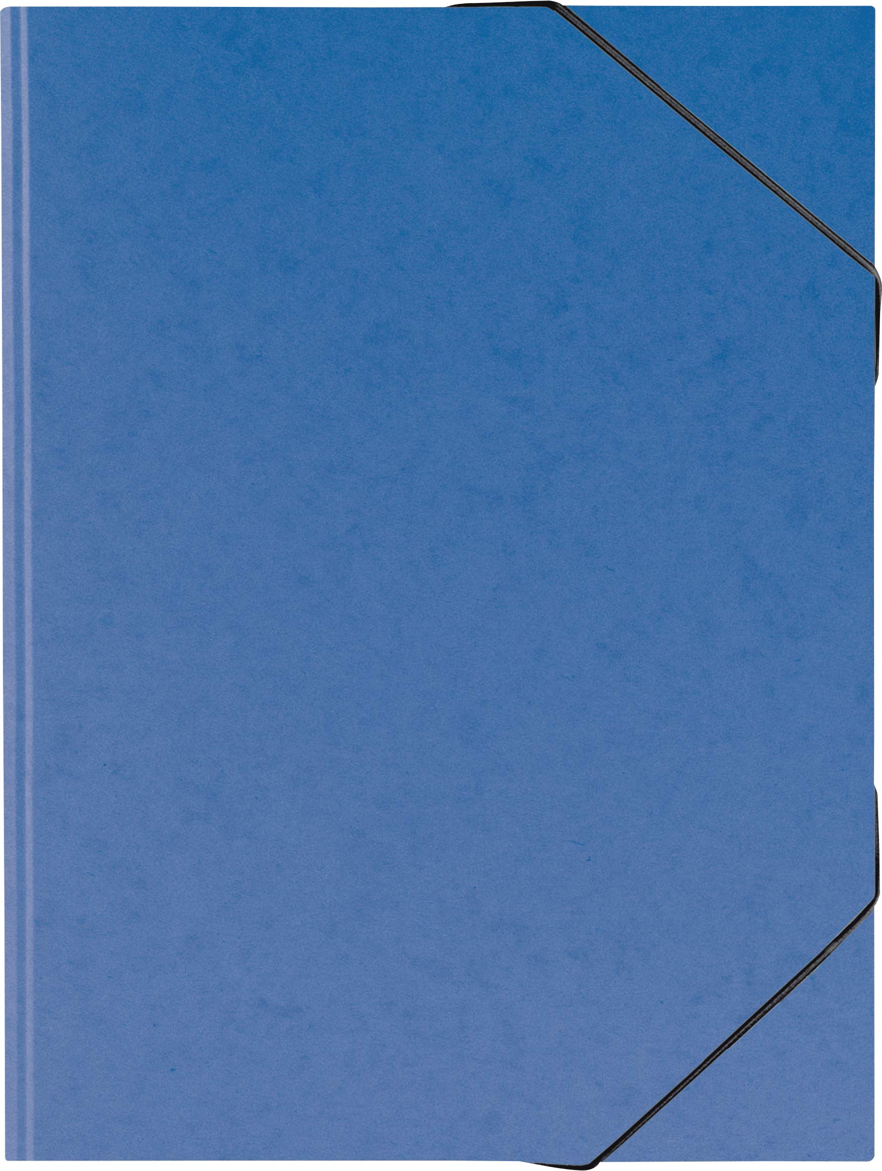 Brunnen 104708337 - Cartella portadocumenti, formato A3, in cartone con elastico, colore: Blu