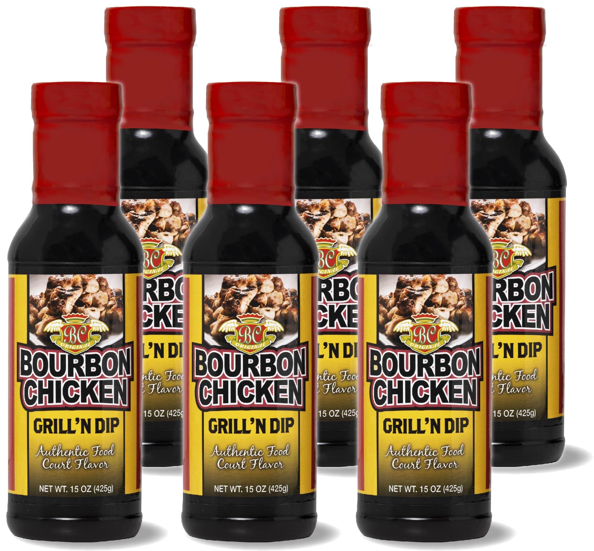 Bourbon Chicken Grill n’ Dipping Sauce | All Purpose Southern Style Barbecue Sauce Authentic Food Court Restaurant Flavor