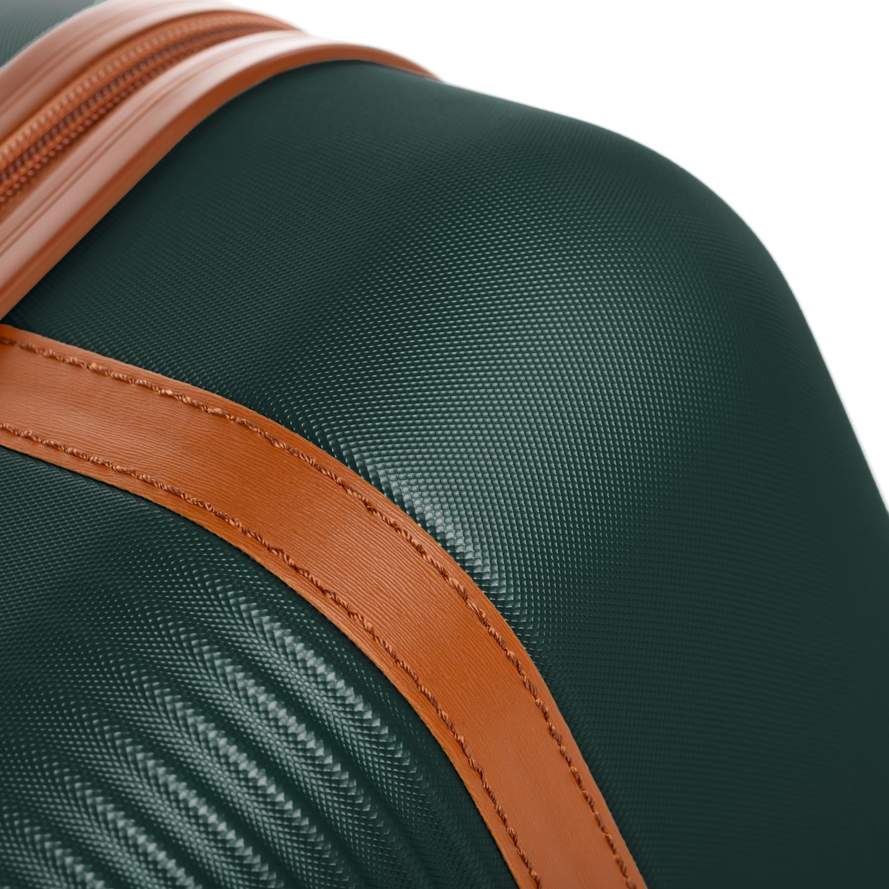 FERGÉ Zestaw walizek z twardą obudową, 3-częściowy Milano walizka na kółkach – bagaż podręczny 55 cm, L i XL, 3 sztuki, walizka na kółkach, 4 kółka, 100% ABS, zielono-brązowy., 3er Set, Zestaw walizek