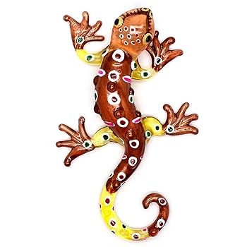 ヤモリの置物　ガラス製 Amazon.co.jp: Sansukjai ヤモリ ミニチュア 置物 動物 手描き