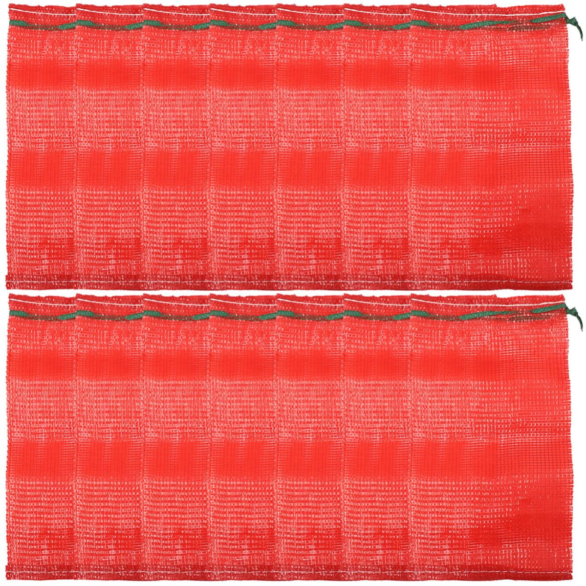Bolsas Polipropileno Cordón Reutilizables Malla de para Almacenamiento 50 Rojo Gran Capacidad Uso de Frutas y Verduras