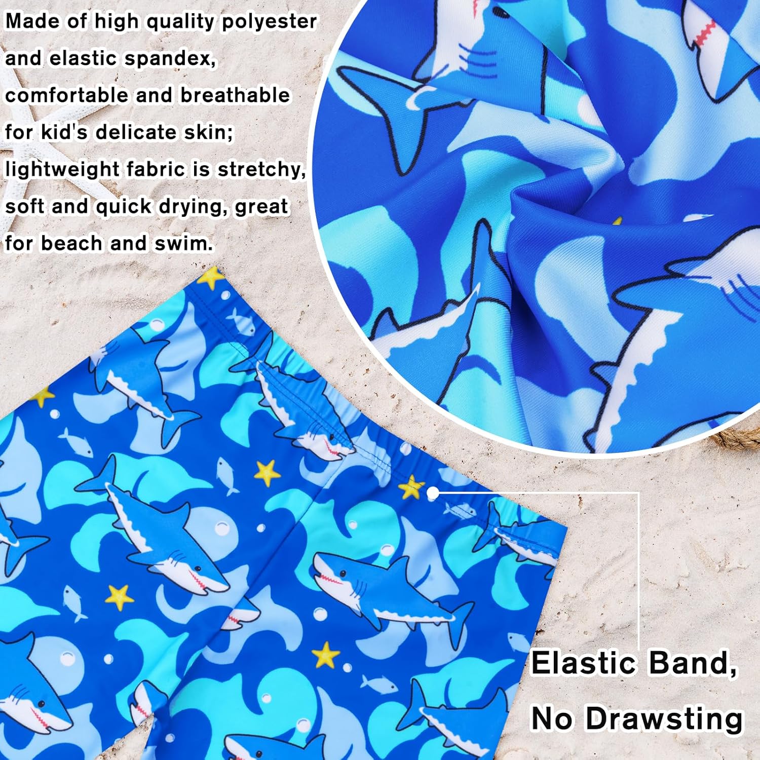 Boys Two Piece Rash Guard Swimsuits Sets Kids Long Sleeve Sunsuit Swimwear Sets - Image 5