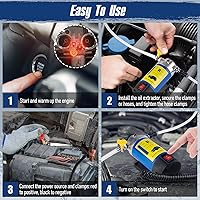 Vista 3 de Bomba extractora de aceite 12V 100W, bomba de transferencia de fluido ultra silenciosa para aceite de motor, fluido de transmisión, cambio de aceite