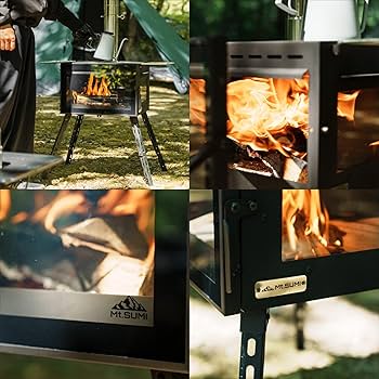 Amazon.co.jp: [ Mt.SUMI (マウントスミ) ] アウトドア 薪ストーブ
