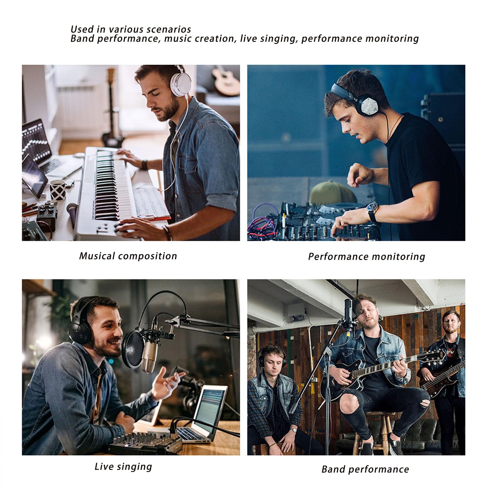 XLR to 3.5mm Headphone Volume Controller, Portable Headphone Amplifier Converter, Secure Locking Mechanism, No Power Required, Sturdy Metal Construction, for Stage Performance and