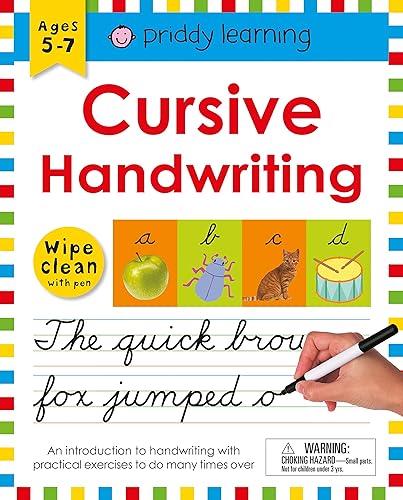 Wipe Clean Workbook: Cursive Handwriting: Ages 5-7; wipe-clean with pen (Wipe Clean Learning Books)