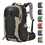 Maelstrom Hiking Backpack,Camping Backpack,40L Waterproof Hiking Daypack with Rain Cover,Lightweight Travel Backpack,Khaki