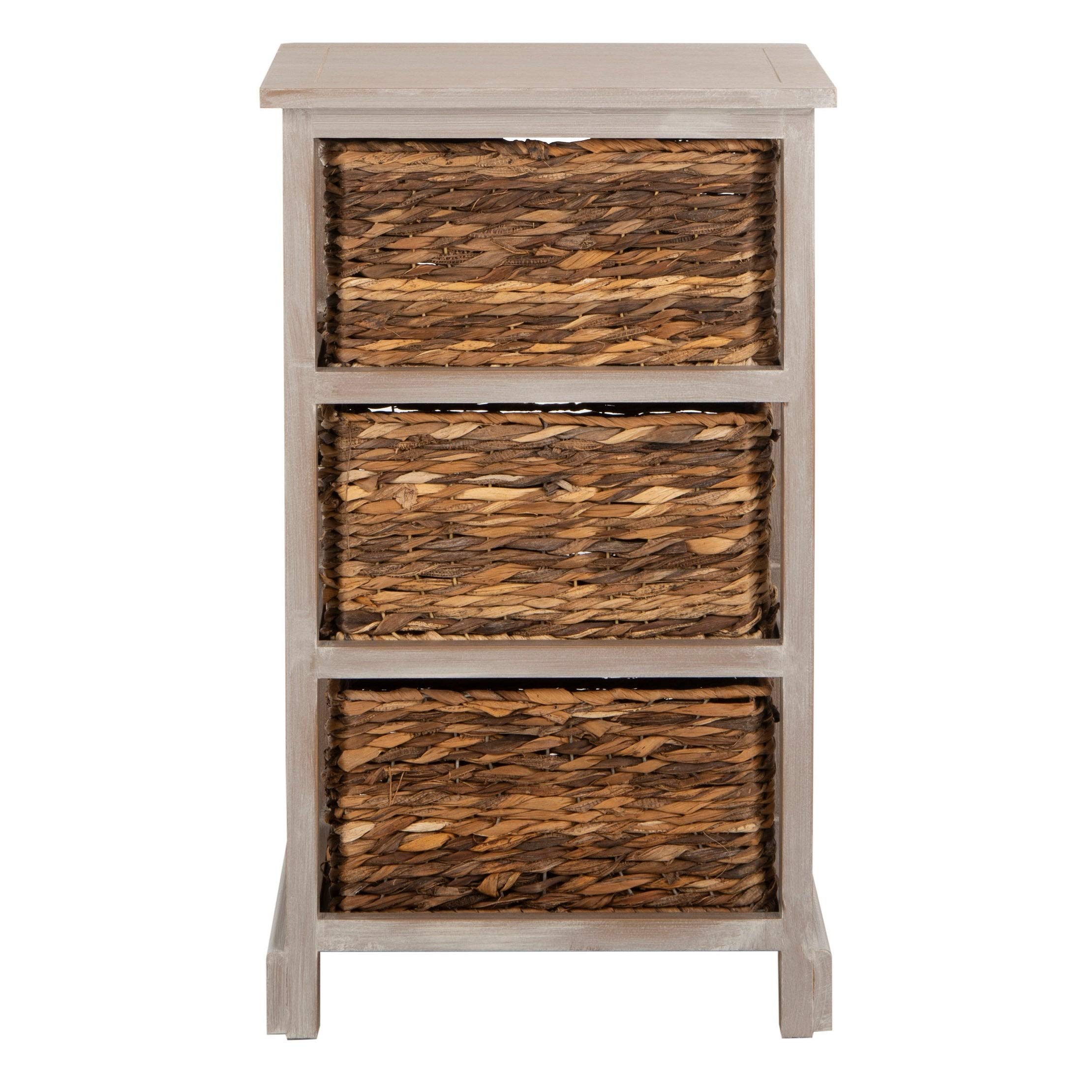 Amazon.com: Winter Melody 3-Drawer Wicker Basket Storage