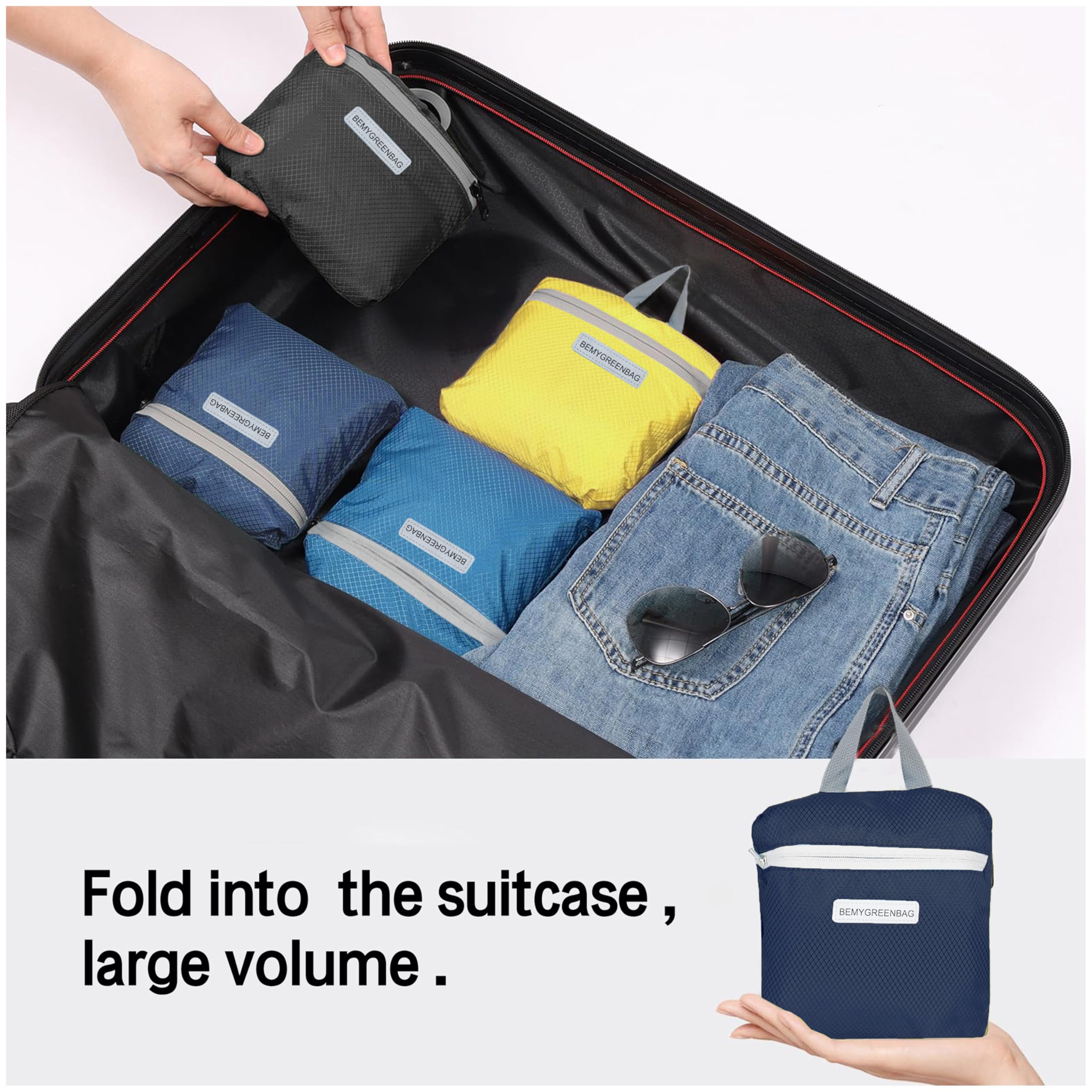 Amazon.com : BEMYGREENBAG 35L Foldable Waterproof Backpack For