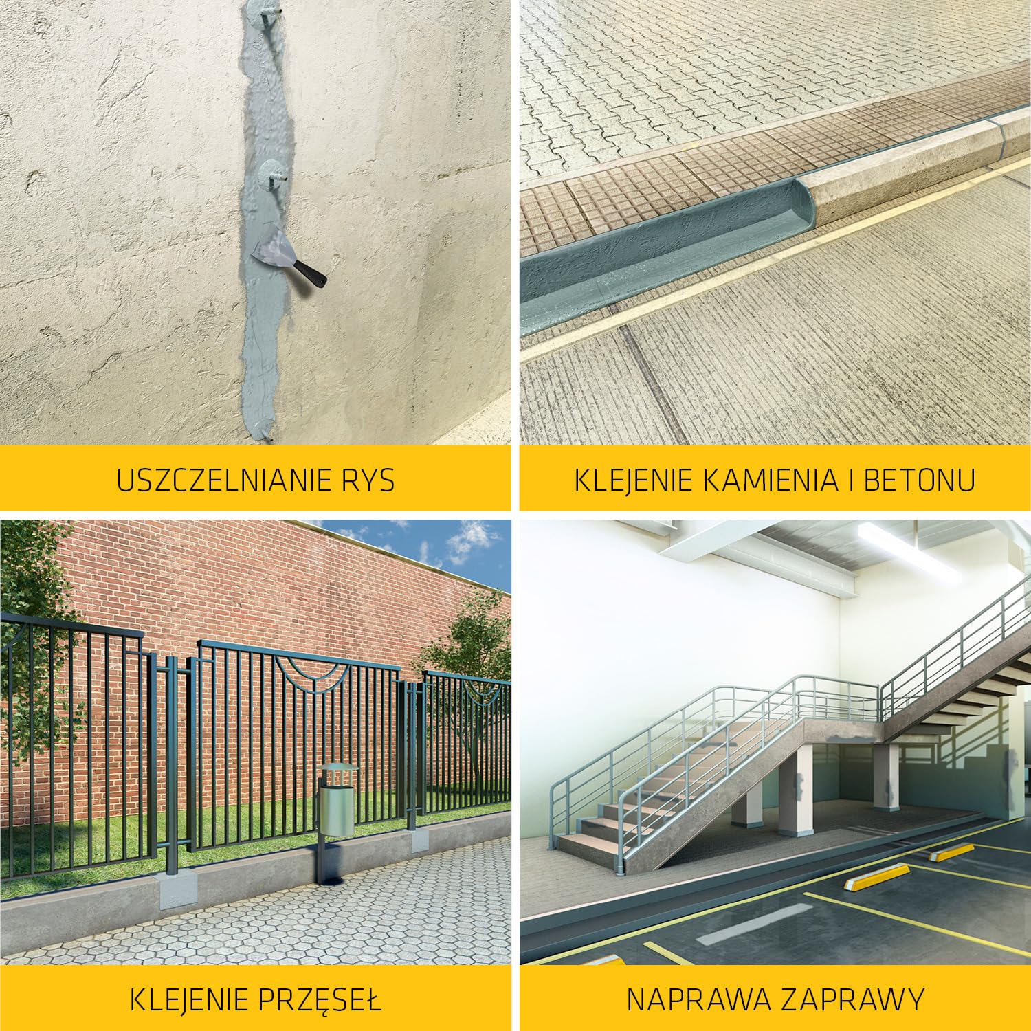 SIKA - Klej epoksydowy konstrukcyjny - Sikadur 31+ - 6kg | Klej konstrukcyjny epoksydowy - Do prac naprawczych - Wysoka przyczepność - Do wnętrz i na zewnątrz