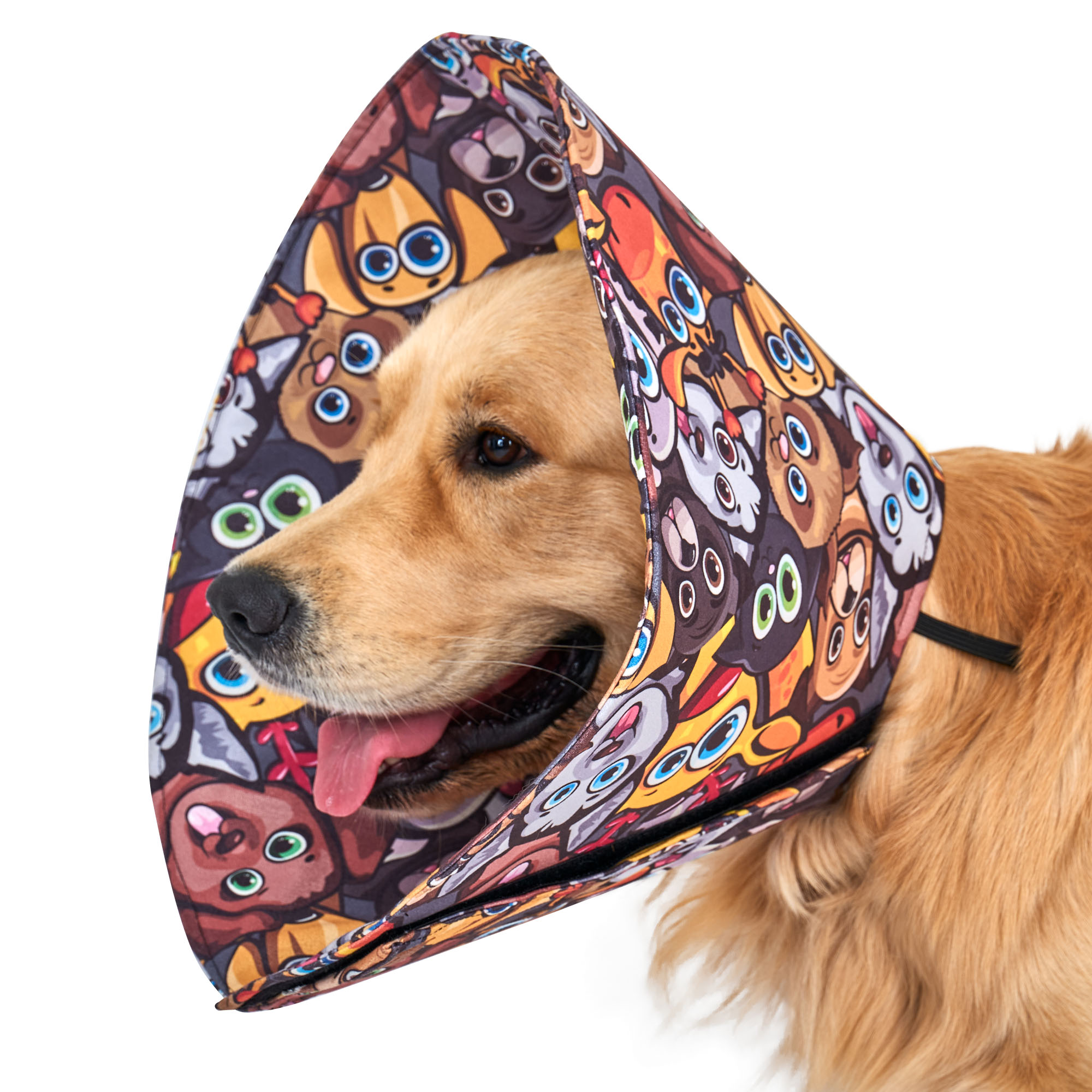 CICIŞPET Pet Recovery Collar - Adjustable Multi-Size Cone for Dogs - Recover in Comfort (Variety Pets, Small)