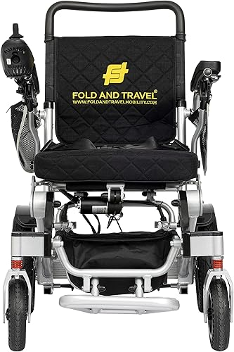 Miniatura 2 de Silla de ruedas eléctrica plegable de alta calidad, ligera, plegable, automática, silla de ruedas