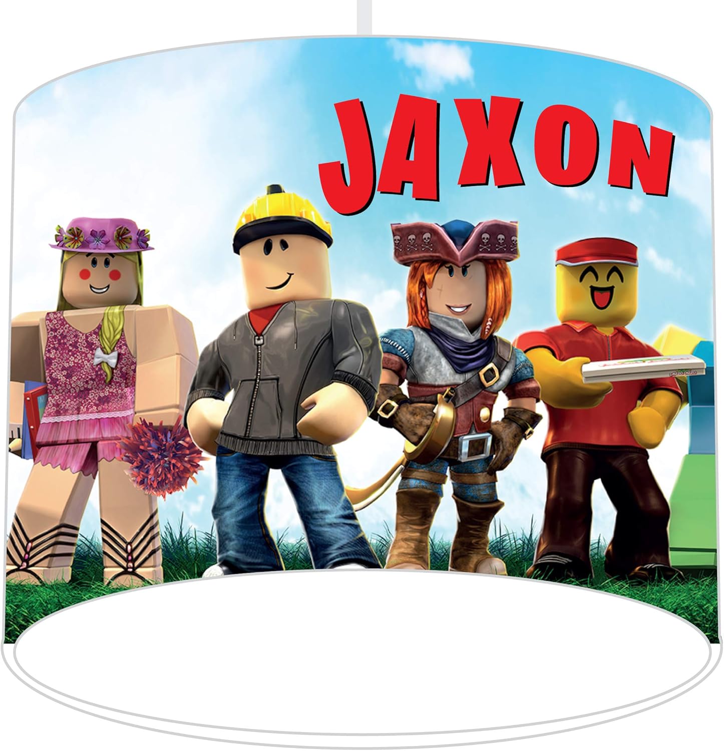 Roblox Lampshade Free Personalisation (if Required) (12") Amazon.co.uk Lighting