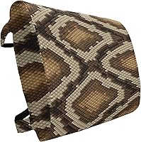 Vista 164 de Lunarable Teal Travel Pillow Neck Rest, Aquatic Fauna Theme Hand Drawn Style Various Starfish in Blue Shades, Memory Foam Traveling Accessory for